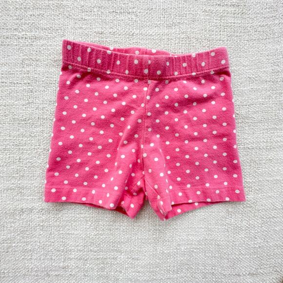 Mini Boden Pink Polka Dot Shorts GUC 18-24mo - Picture 1 of 2